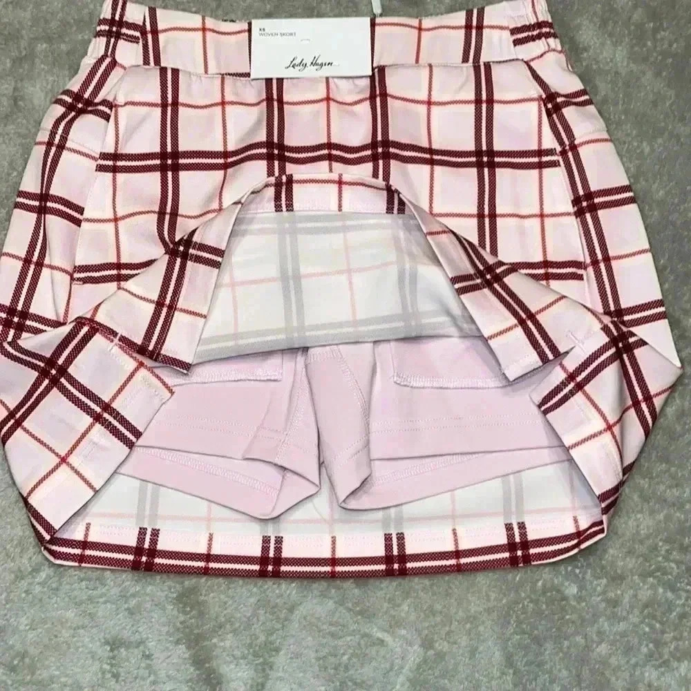 Lady Hagen Cute plaid golf skirt Size XS NWT - Picture 4 of 7